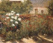 John Leslie Breck Garden at Giverny Spain oil painting artist